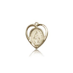 Miraculous Medal, 14 Karat Gold - 14 KT Yellow Gold