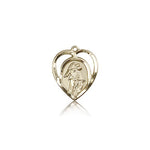 Guardian Angel Medal, 14 Karat Gold - 14 KT Yellow Gold