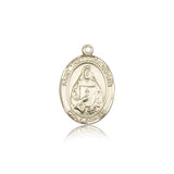 St. Theodore Guerin Medal, 14 Karat Gold, Medium - 14 KT Yellow Gold