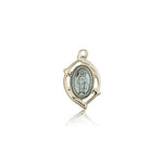 Miraculous Medal, 14 Karat Gold - 14 KT Yellow Gold