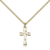 Cross Pendant, Gold Filled - Gold-tone