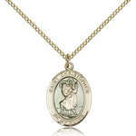St. Christopher Medal, Gold Filled, Medium - Gold-tone
