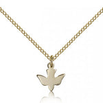 Holy Spirit Medal, Gold Filled - Gold-tone