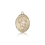 St. Aedan of Ferns Medal, 14 Karat Gold, Medium - 14 KT Yellow Gold