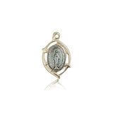 Miraculous Medal, 14 Karat Gold - 14 KT Yellow Gold