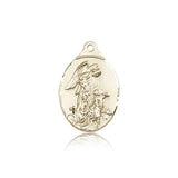Guardian Angel Medal, 14 Karat Gold - 14 KT Yellow Gold