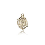 St. Christopher Medal, 14 Karat Gold - 14 KT Yellow Gold