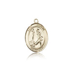 St. Dominic De Guzman Medal, 14 Karat Gold, Medium - 14 KT Yellow Gold