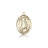 St. Dominic De Guzman Medal, 14 Karat Gold, Medium - 14 KT Yellow Gold