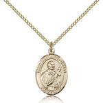 St. Martin De Porres Medal, Gold Filled, Medium - Gold-tone