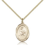 St. Josemaria Escriva Medal, Gold Filled, Medium - Gold-tone
