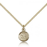 Guardian Angel Medal, Gold Filled - Gold-tone