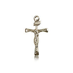 Maltese Crucifix Pendant, 14 Karat Gold - 14 KT Yellow Gold