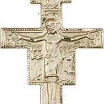 San Damiano Medal, 14 Karat Gold - 14 KT Yellow Gold