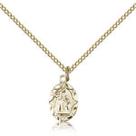 St. Ann Medal, Gold Filled - Gold-tone