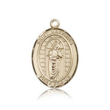 St. Matthias the Apostle Medal, 14 Karat Gold, Large - 14 KT Yellow Gold