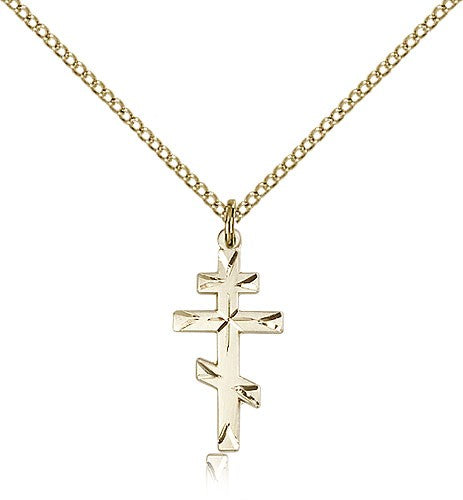 Cross Pendant, Gold Filled - Gold-tone