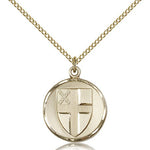 Episcopal Medal, Gold Filled - Gold-tone