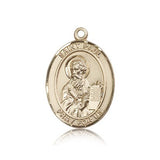St. Paul the Apostle Medal, 14 Karat Gold, Large - 14 KT Yellow Gold