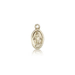 Miraculous Medal, 14 Karat Gold - 14 KT Yellow Gold