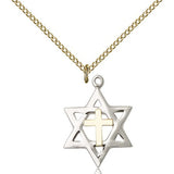 Star of David Medal, Two-Tone - Two-Tone
