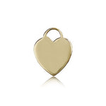 Heart Medal, 14 Karat Gold - 14 KT Yellow Gold
