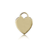 Heart Medal, 14 Karat Gold - 14 KT Yellow Gold