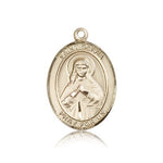 St. Olivia Medal, 14 Karat Gold, Large - 14 KT Yellow Gold