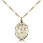 St. Kieran Medal, Gold Filled, Medium - Gold-tone