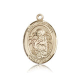 St. Christina the Astonishing Medal, 14 Karat Gold, Large - 14 KT Yellow Gold