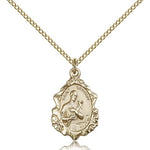 St. Gerard Medal, Gold Filled - Gold-tone
