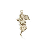 Guardian Angel Medal, 14 Karat Gold - 14 KT Yellow Gold