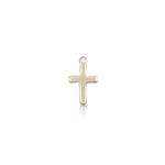 Cross Pendant, 14 Karat Gold - 14 KT Yellow Gold