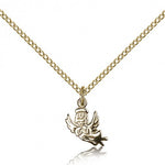 Angel Medal, Gold Filled - Gold-tone