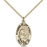 Madonna of the Street Medal, Gold Filled - Gold-tone