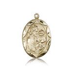St. Joseph Medal, 14 Karat Gold - 14 KT Yellow Gold