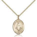 Our Lady of Lebanon Medal, Gold Filled, Medium - Gold-tone