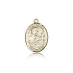 St. Kieran Medal, 14 Karat Gold, Medium - 14 KT Yellow Gold
