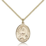 St. Julia Billiart Medal, Gold Filled, Medium - Gold-tone