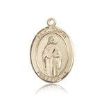 St. Odilia Medal, 14 Karat Gold, Large - 14 KT Yellow Gold