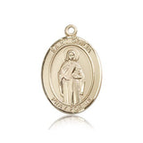 St. Odilia Medal, 14 Karat Gold, Large - 14 KT Yellow Gold