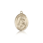 St. Nicholas Medal, 14 Karat Gold, Medium - 14 KT Yellow Gold
