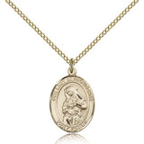 Our Lady of Providence Medal, Gold Filled, Medium - Gold-tone