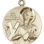 St. Andrew Medal, Gold Filled - No Chain
