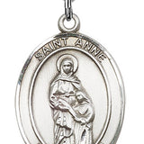 St. Anne Medal, Sterling Silver, Large