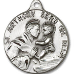 St. Anthony Medal, Sterling Silver - No Chain