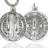 St. Benedict Medal, Sterling Silver