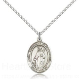 Women's Sterling Silver St. Catherine of Alexandria Medal