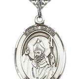 St. David of Wales Medal, Sterling Silver, Large