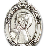 St. Edmund Campion Medal, Sterling Silver, Large - No Chain